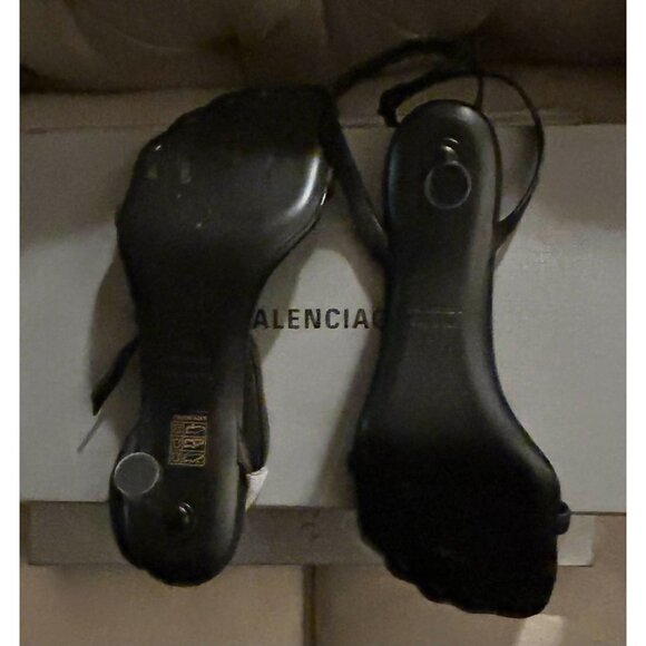NWB $1k Balenciaga Fetish Heeled Sandals Black Size 41 - Picture 10 of 12